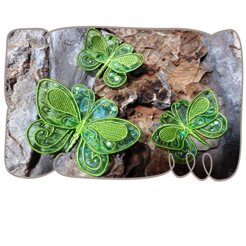 Organza Lace Butterfly 7