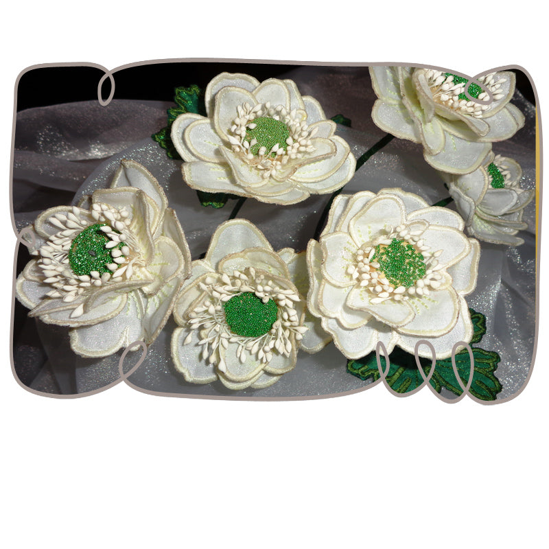 3D Anemone Fabric Flower