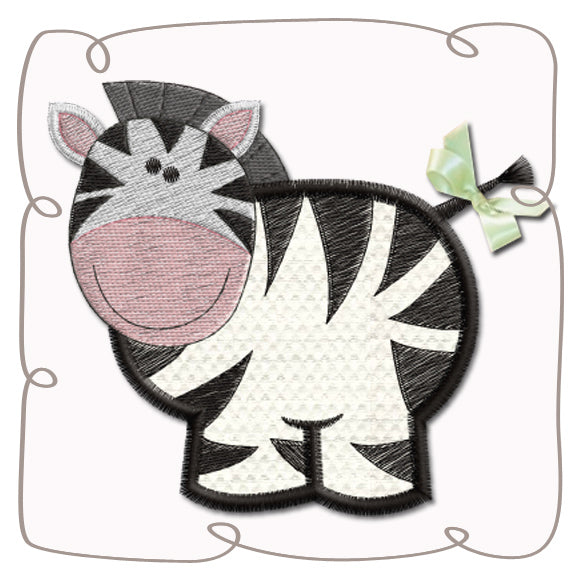 Zebra Applique