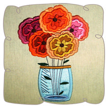 Flower Jar Applique