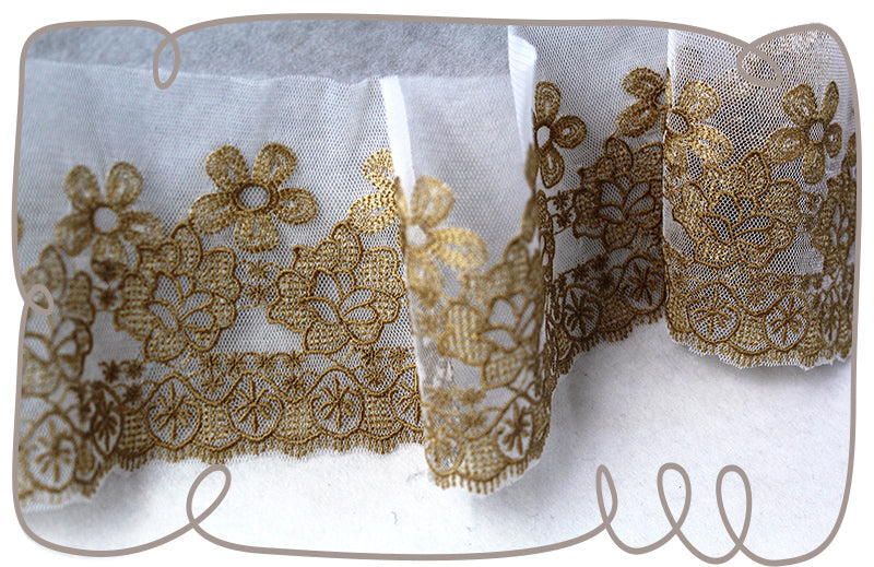 Delicious Daisy Lace 5x7