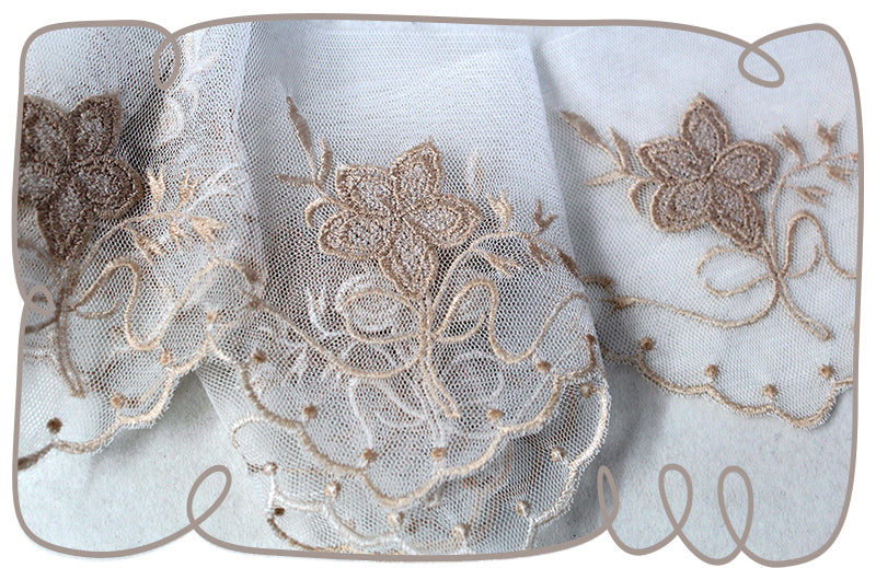 Flower Bouquet Lace 5x7