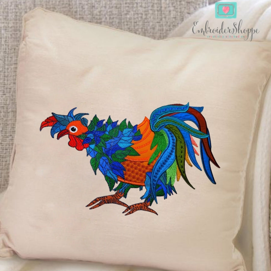 Rooster Applique