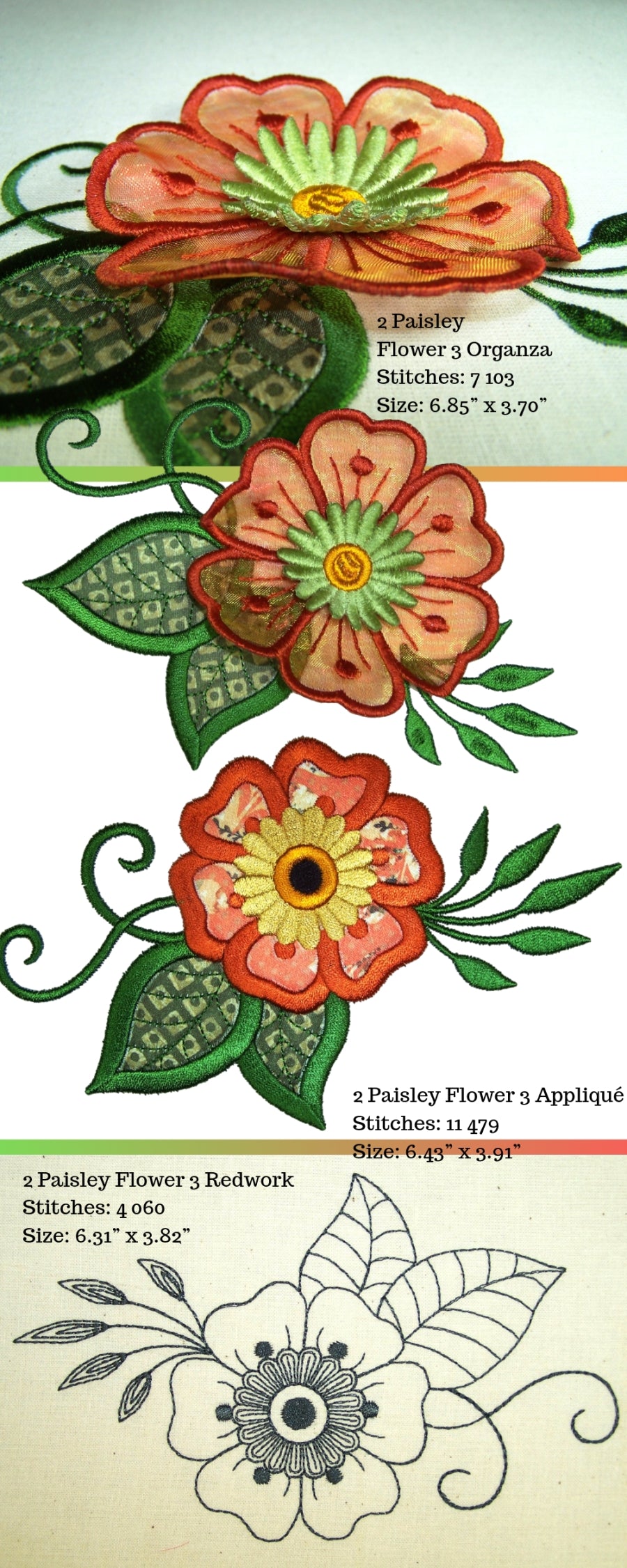 Moroccan Flower Paisleys Set 2