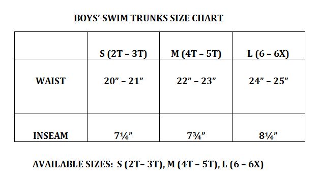 Sea Breeze Boys' Swim Trunks-Large