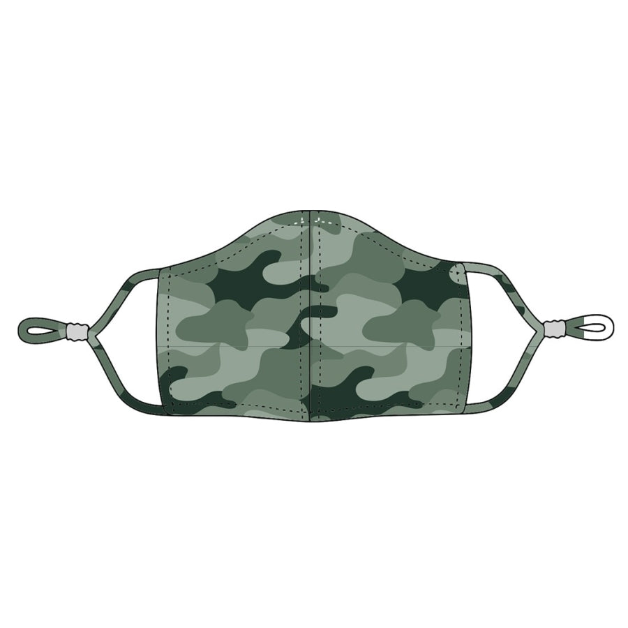 Camo Adjustable Kids' Face Mask