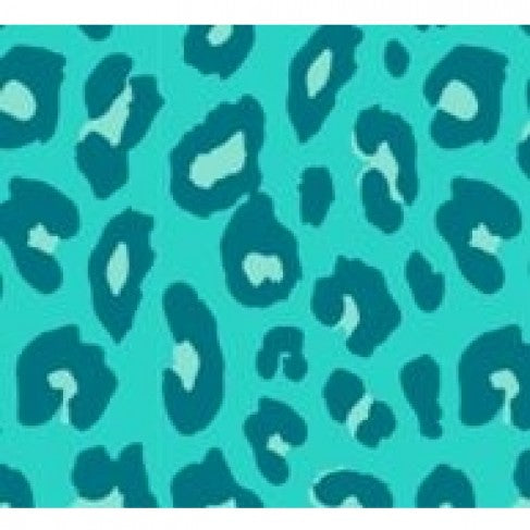 Personlize your Teal Leopard Adult Adjustable Mask