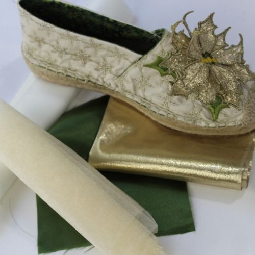 3D Poinsettia FLOWERS ONLY KIT GOLD