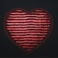 Valentine's Ruffle Heart