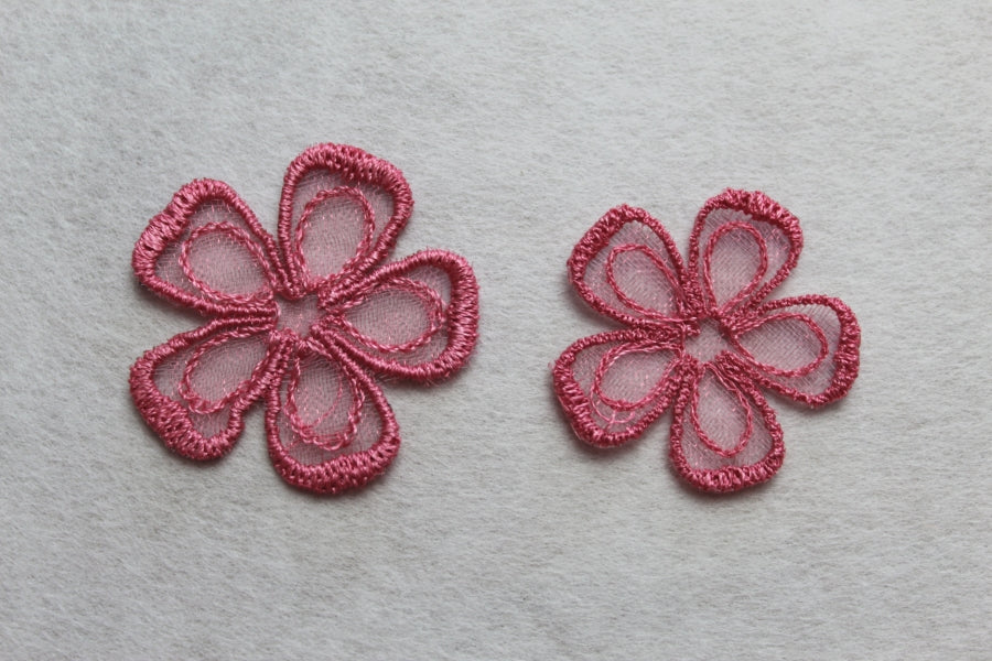 Mini Organza Flower Set