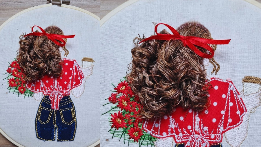 Curly SUE CARD SIZE 4x6