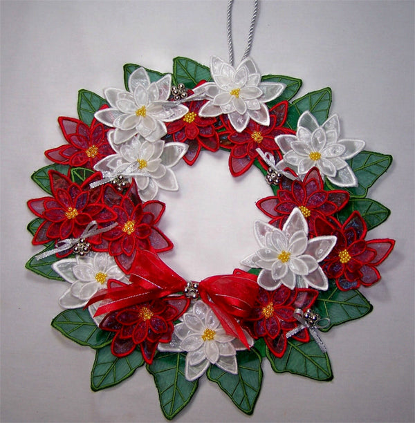 Poinsettia Wreath