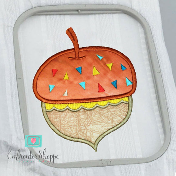 Nutty Acorn Applique