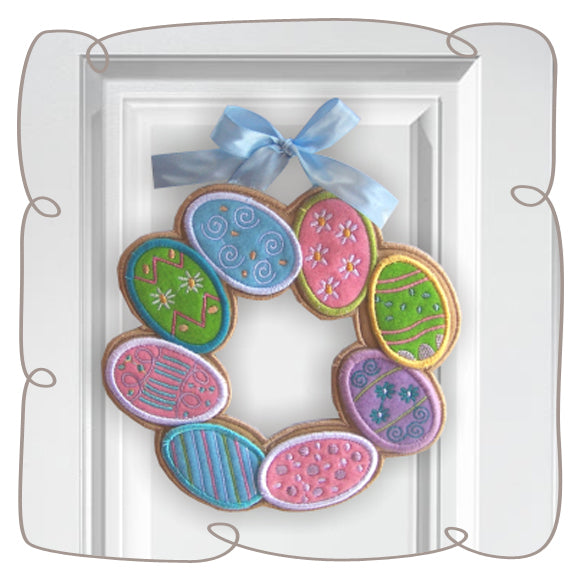 Easter Egg Wreath