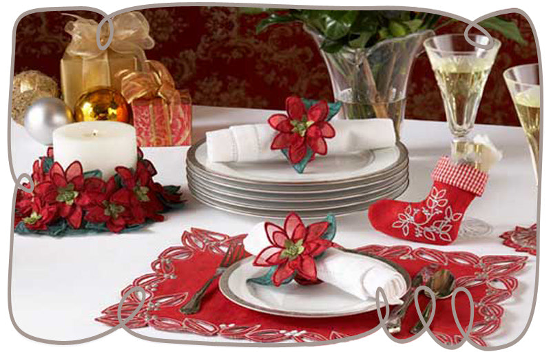 3D Christmas Table Setting