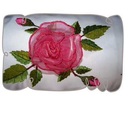 Rose Border Pillow