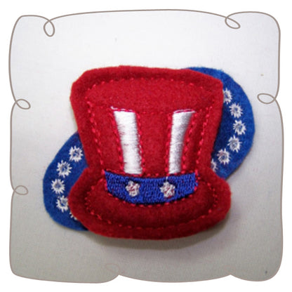 4th of July Hairclip Set