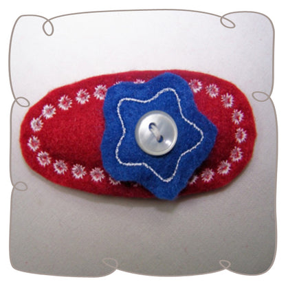 4th of July Hairclip Set