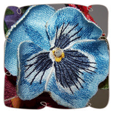 3D Blue Pansy