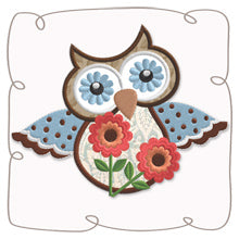Owl 4 Applique 5x7