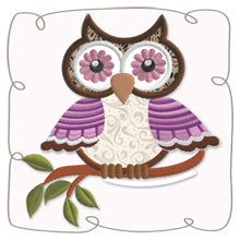 Owl 6 Applique 5x7