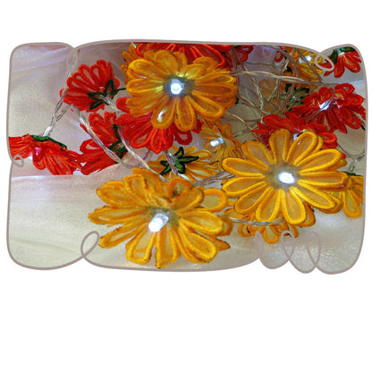 3D Daisies String Lights