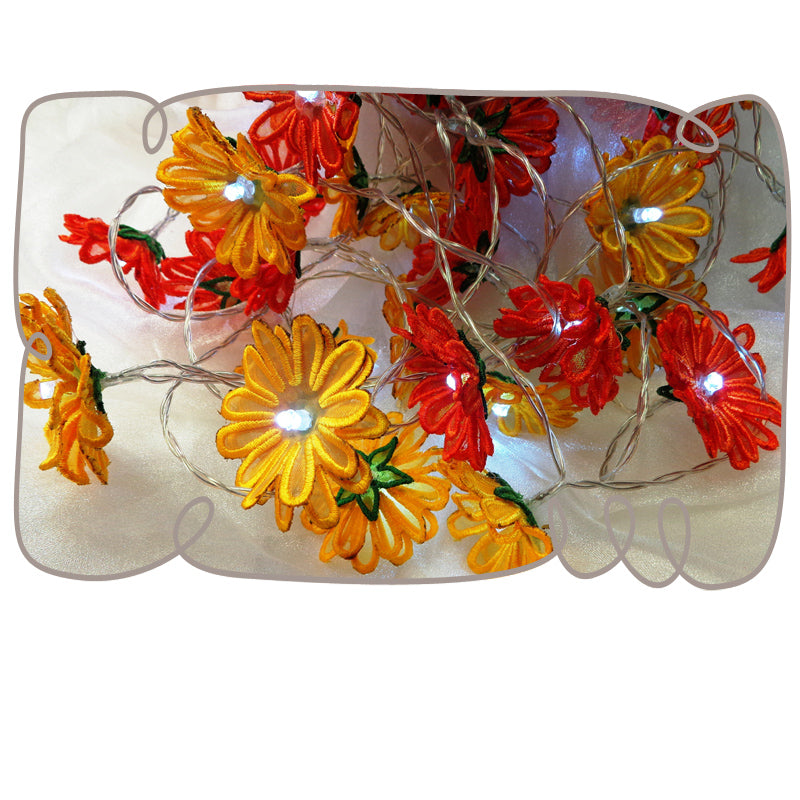 3D Daisies String Lights