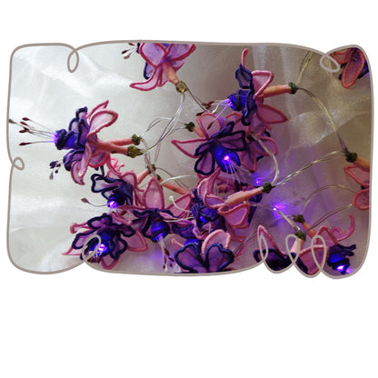 3D Fuchsia String Lights