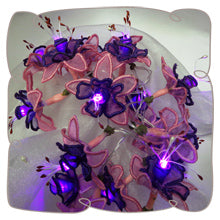 3D Fuchsia String Lights