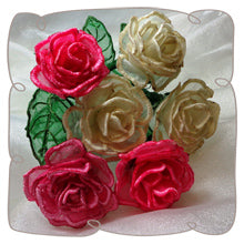 3D Organza Rose Small