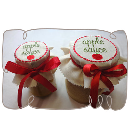 Apple Sauce Jar Lid Cover