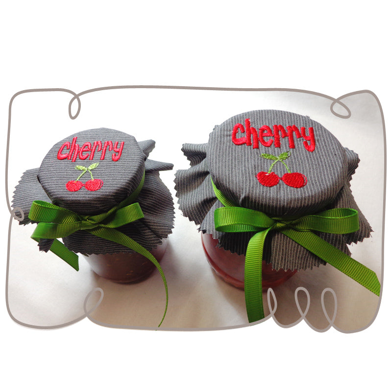 Cherry Jar Lid Cover