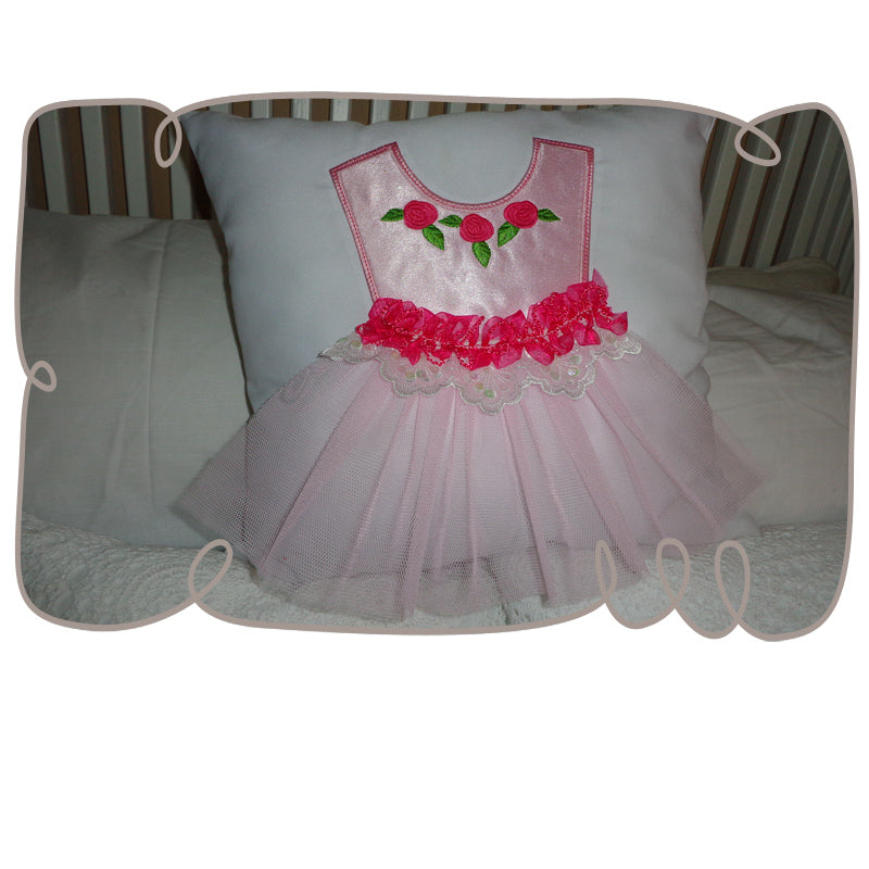 Ballerina Dress Pillow 6x10