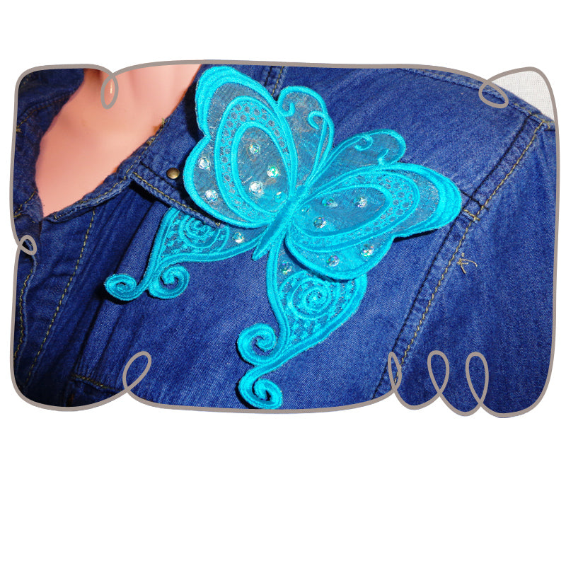 Organza Lace Butterfly 4