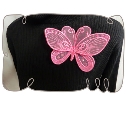 Organza Lace Butterfly 5
