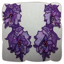 Iron on Flower 2 Medium Neckline