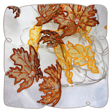 3D Organza Leaves String Lights