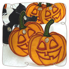 Black Cat and Pumpkin String Lights