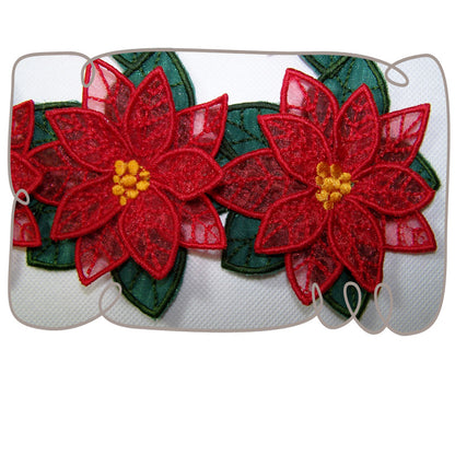 3D Poinsettia Runner