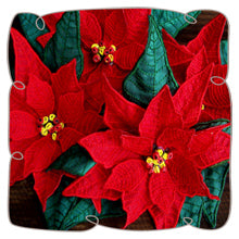 3D Poinsettia Fabric Flower