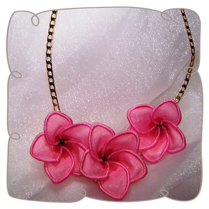 3D Frangipani Fabric