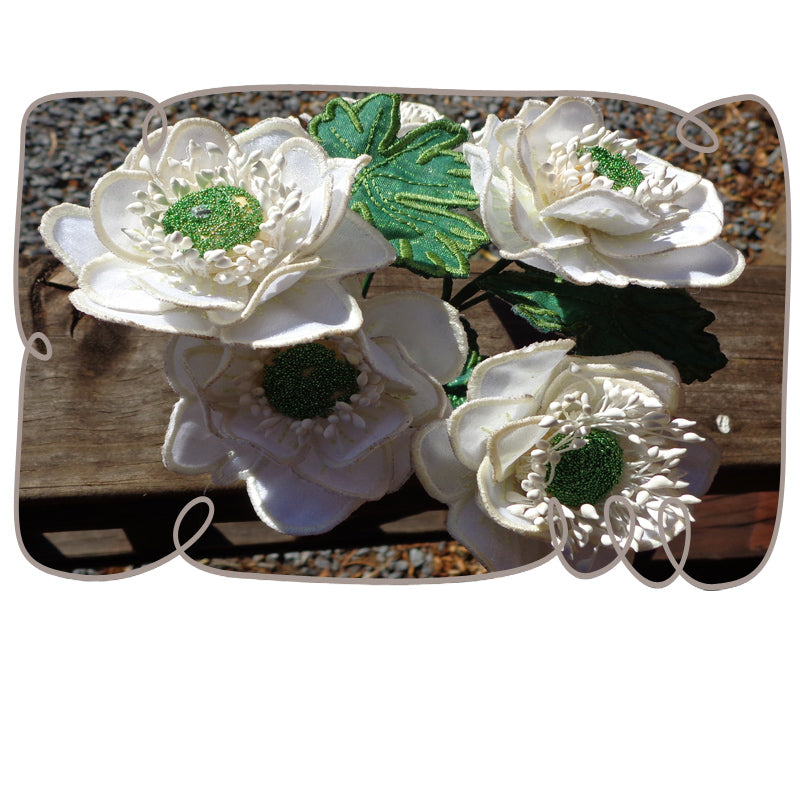 3D Anemone Fabric Flower