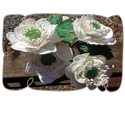 3D Anemone Fabric Flower