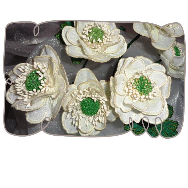 3D Anemone Fabric Flower