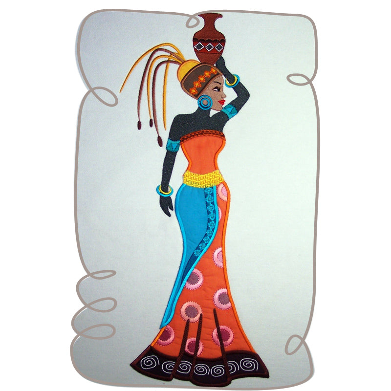 Dharia African Lady 4