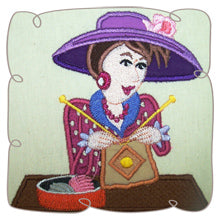 Margaret Knitting Lady 8