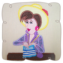 Mathilda Knitting Lady 9