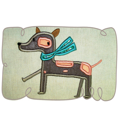 Shawna with Scarf Applique