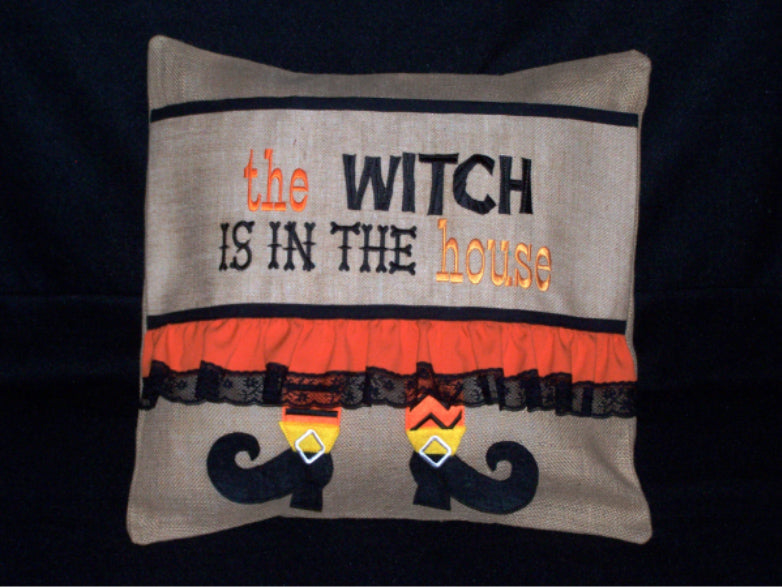 Witch in the House Pillow