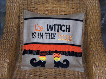 Witch in the House Pillow